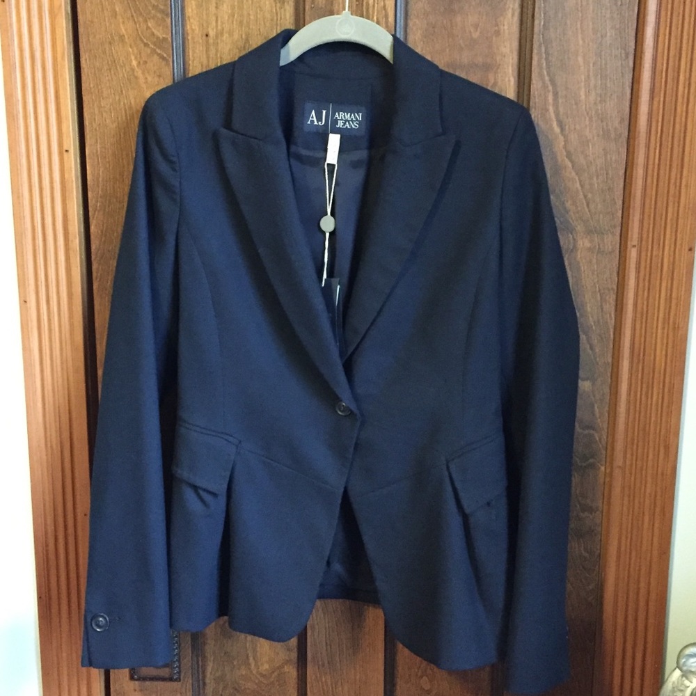 Armani Jeans Dark Blue Blazer